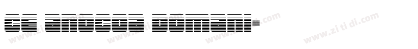 Ce anocoa domani字体转换